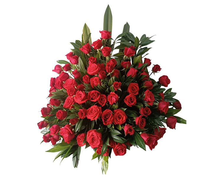 Ramo abanico Fúnebre Ref. Hortensias - 336