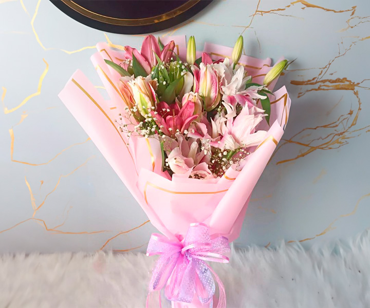 Ramo bouquet lirios Ref. 22 - 220