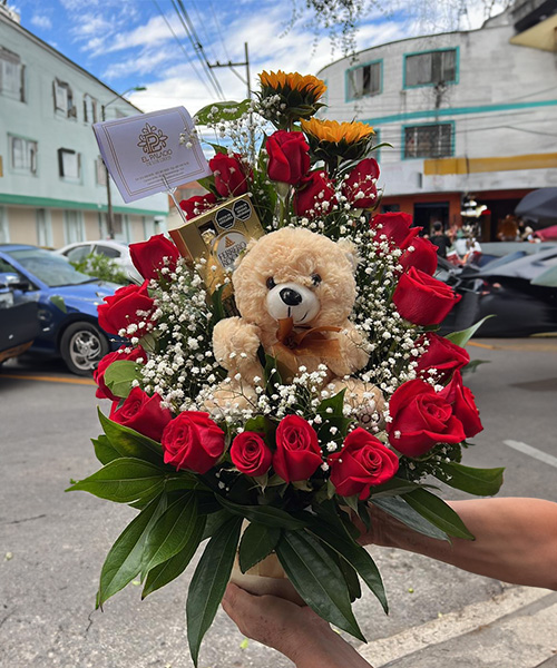 Arreglo de flores ref. Amor y dulzura