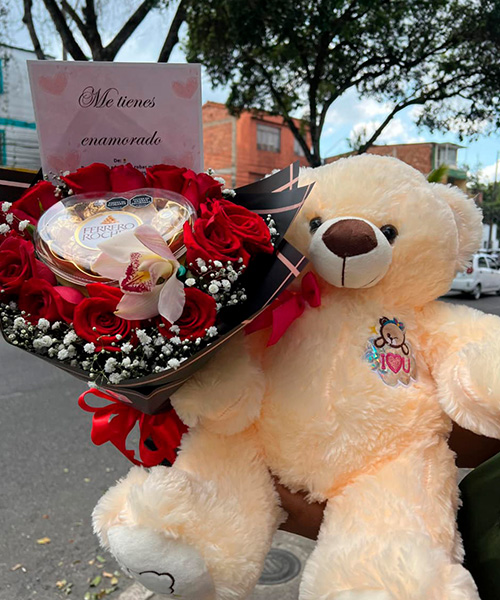 Caja de flores ducle pasión Ref. 51