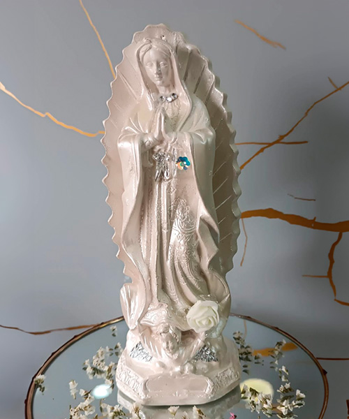 Virgen María Decorativa color beige ref 6